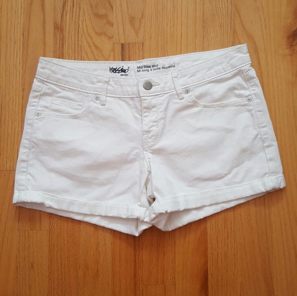 Mossimo Supply Co. Pants - White jean shorts